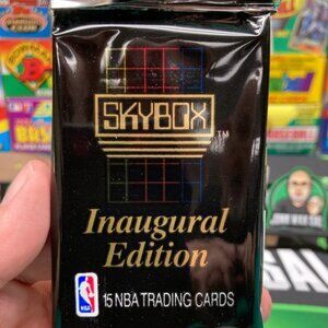 1990 1991 Skybox Inaugural Edition NBA Basketball Trading Cards 15 Pack